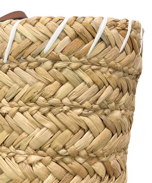 ANYA HINDMARCH（アニヤ・ハインドマーチ）ANYA HINDMARCH (アニヤハインドマーチ) SMALL BASKET ROPE EYES ベージュの古着・服飾アイテム