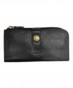 IL BISONTEイル ビゾンテ）の古着「レザーロングウォレット」｜ブラック