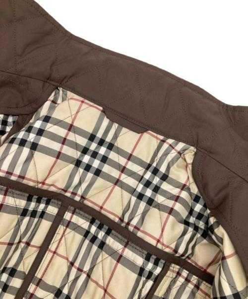 BURBERRY LONDON（バーバリーロンドン）BURBERRY LONDON (バーバリーロンドン) キルティングジャケット ブラウン サイズ:38の古着・服飾アイテム