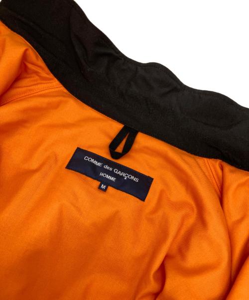 COMME des GARCONS HOMME（コムデギャルソン オム）COMME des GARCONS HOMME (コムデギャルソン オム) エステルウール リップストップ  フライトジャケット ブラック サイズ:Mの古着・服飾アイテム