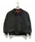 COMME des GARCONS HOMME（コムデギャルソン オム）の古着「エステルウール リップストップ  フライトジャケット」｜ブラック
