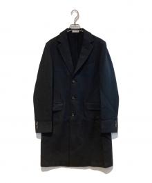 BOGLIOLI（ボリオリ）の古着「ウールチェスターコート」｜ネイビー