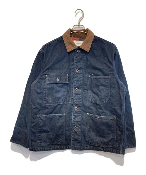 JOHNBULL（ジョンブル）JOHNBULL (ジョンブル) ブランケットデニムカバーオール インディゴ サイズ:不明の古着・服飾アイテム