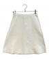 me ISSEY MIYAKE (ミーイッセイ ミヤケ) フレアニットスカート ホワイト サイズ:不明：9000円