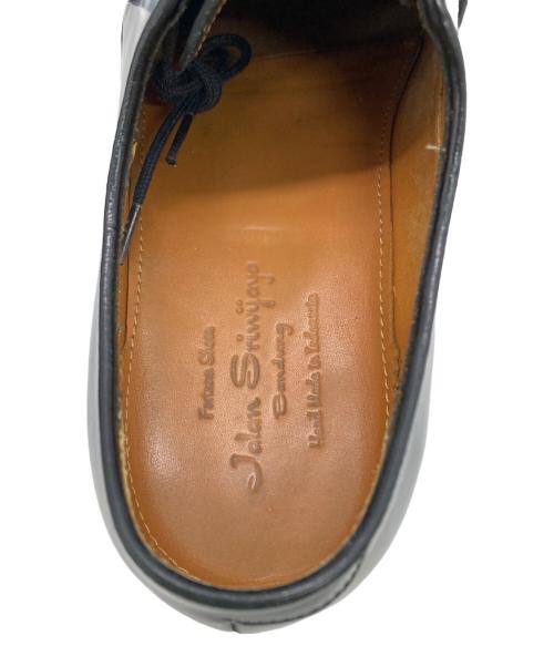 Jalan Sriwijaya（ジャランスリウァヤ）Jalan Sriwijaya (ジャランスリウァヤ) プレーントゥシューズ ブラック サイズ:6 1/2の古着・服飾アイテム