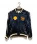 AVIREX（アヴィレックス）の古着「リバーシブルスーベニアジャケット」｜ホワイト×ブラック