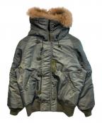 AVIREXアヴィレックス）の古着「N-2Bフライトジャケット」｜カーキ