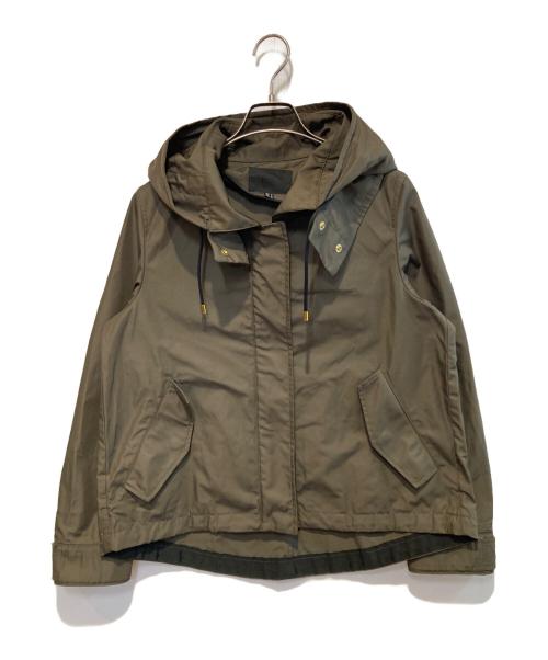 icB（アイシービー）icB (アイシービー) Reverse Twill ショートブルゾン カーキ サイズ:9の古着・服飾アイテム