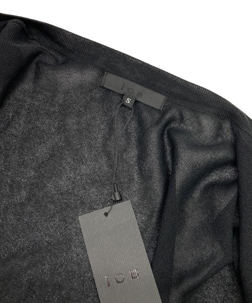 icB（アイシービー）icB (アイシービー) ニット カーディガン ブラック サイズ:S 未使用品の古着・服飾アイテム