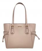 MICHAEL KORSマイケル・コース）の古着「VOYAGERサフィアーノレザートートラージ」｜ピンク