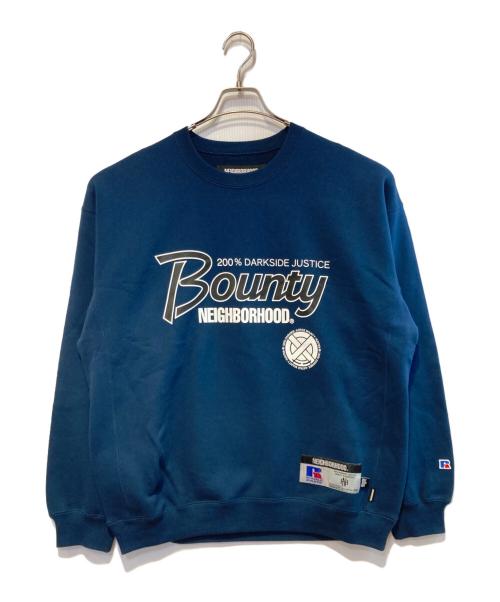 RUSSELL ATHLETIC（ラッセルアスレチック）RUSSELL ATHLETIC (ラッセルアスレチック) NEIGHBORHOOD (ネイバーフッド) BOUNTY HUNTER (バウンティハンター) SWEAT SHIRT LS ネイビー サイズ:Lの古着・服飾アイテム