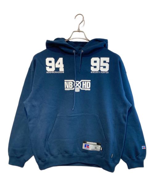 RUSSELL ATHLETIC（ラッセルアスレチック）RUSSELL ATHLETIC (ラッセルアスレチック) NEIGHBORHOOD (ネイバーフッド) BOUNTY HUNTER (バウンティハンター) SWEAT HOODIE LS ネイビー サイズ:Lの古着・服飾アイテム