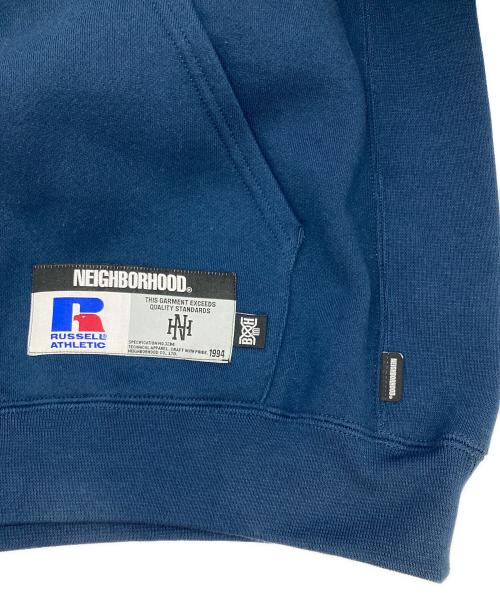 RUSSELL ATHLETIC（ラッセルアスレチック）RUSSELL ATHLETIC (ラッセルアスレチック) NEIGHBORHOOD (ネイバーフッド) BOUNTY HUNTER (バウンティハンター) SWEAT HOODIE LS ネイビー サイズ:Lの古着・服飾アイテム