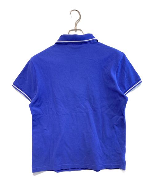 MONCLER（モンクレール）MONCLER (モンクレール) ポロシャツ ブルー サイズ:Mの古着・服飾アイテム