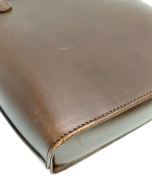 g.colors（ジーカラーズ）g.colors (ジーカラーズ) カットワークレザートートバッグ ブラウンの古着・服飾アイテム