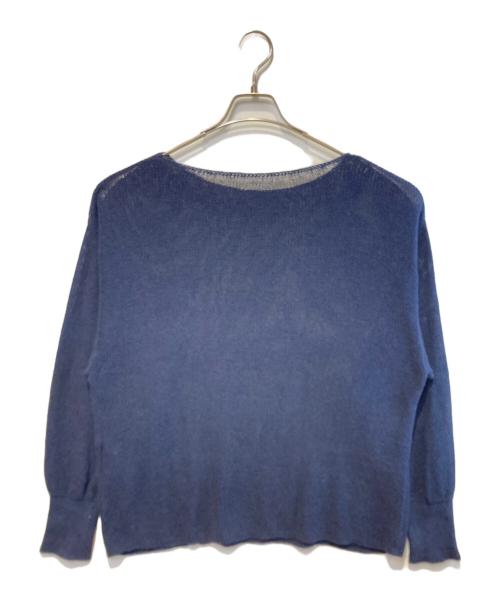 SLOBE IENA（スローブ イエナ）SLOBE IENA (スローブ イエナ) リネン混畦ニット ネイビー サイズ:不明の古着・服飾アイテム