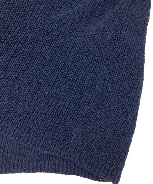 SLOBE IENA（スローブ イエナ）SLOBE IENA (スローブ イエナ) リネン混畦ニット ネイビー サイズ:不明の古着・服飾アイテム