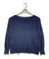 SLOBE IENA（スローブ イエナ）の古着「リネン混畦ニット」｜ネイビー