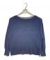 SLOBE IENA (スローブ イエナ) リネン混畦ニット ネイビー サイズ:不明：5000円