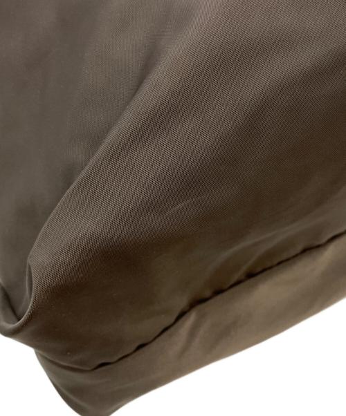 made some sports wear（メイド サム スポーツ ウェア）made some sports wear (メイド サム スポーツ ウェア) SLOBE IENA (スローブ イエナ) ナイロン LOGO BAG ブラウン×ネイビーの古着・服飾アイテム