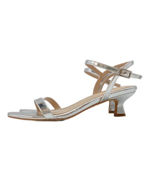 SLOBE IENA（スローブ イエナ）SLOBE IENA (スローブ イエナ) レザーストラップサンダル シルバー サイズ:24.5cmの古着・服飾アイテム