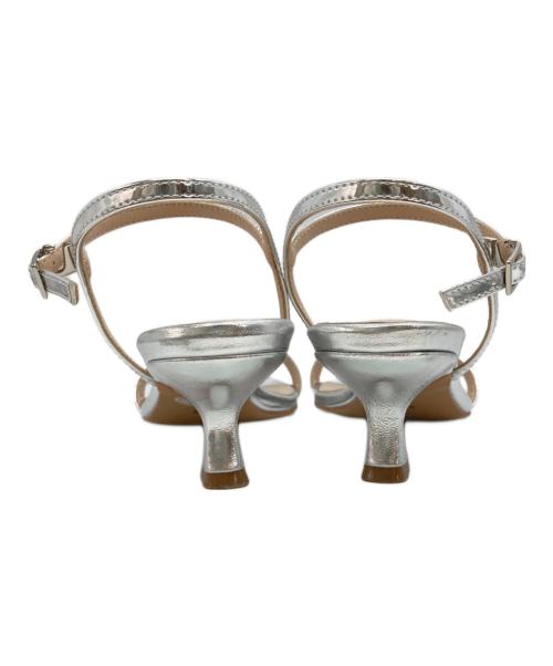 SLOBE IENA（スローブ イエナ）SLOBE IENA (スローブ イエナ) レザーストラップサンダル シルバー サイズ:24.5cmの古着・服飾アイテム