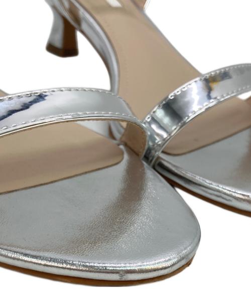 SLOBE IENA（スローブ イエナ）SLOBE IENA (スローブ イエナ) レザーストラップサンダル シルバー サイズ:24.5cmの古着・服飾アイテム