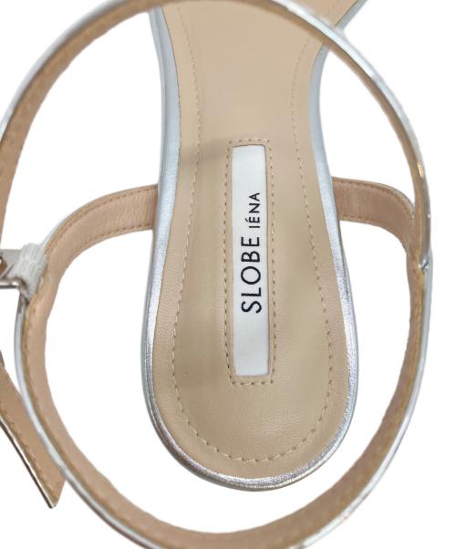 SLOBE IENA（スローブ イエナ）SLOBE IENA (スローブ イエナ) レザーストラップサンダル シルバー サイズ:24.5cmの古着・服飾アイテム