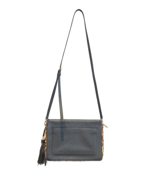 Kate Spade（ケイトスペード）Kate Spade (ケイトスペード) ハラコ切替ショルダーバッグ ブラックの古着・服飾アイテム