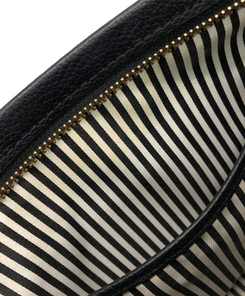 Kate Spade（ケイトスペード）Kate Spade (ケイトスペード) ハラコ切替ショルダーバッグ ブラックの古着・服飾アイテム