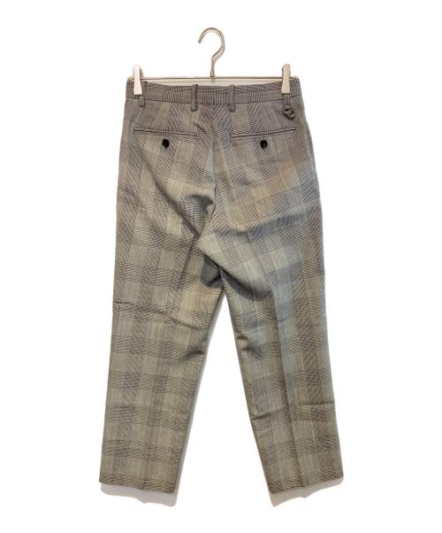 ORTELO（オルテロ）ORTELO (オルテロ) HOLLEBECK Fresco wool grain plaid グレー サイズ:44の古着・服飾アイテム