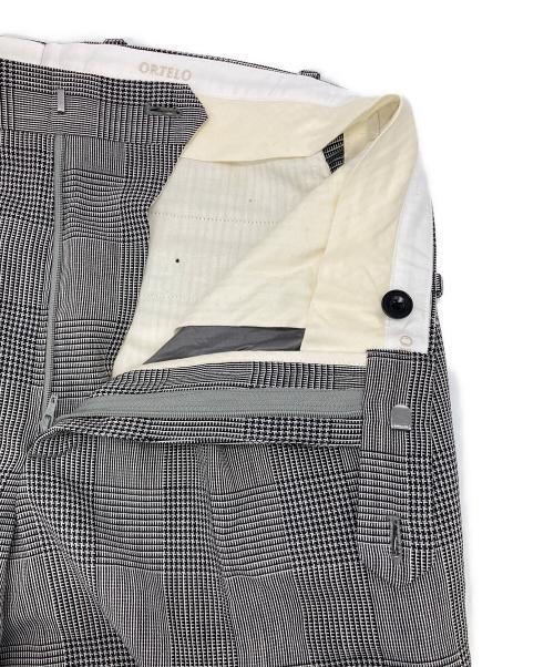 ORTELO（オルテロ）ORTELO (オルテロ) HOLLEBECK Fresco wool grain plaid グレー サイズ:44の古着・服飾アイテム