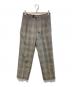 ORTELO（オルテロ）の古着「HOLLEBECK Fresco wool grain plaid」｜グレー