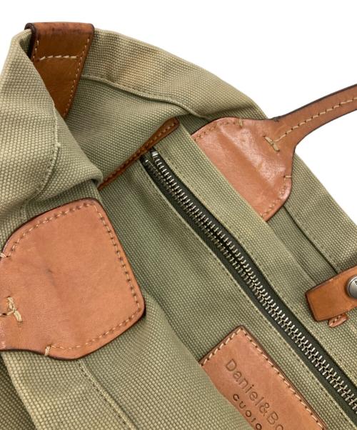 Daniel&Bob（ダニエル＆ボブ）Daniel&Bob (ダニエル＆ボブ) キャンバストートバッグ オリーブの古着・服飾アイテム