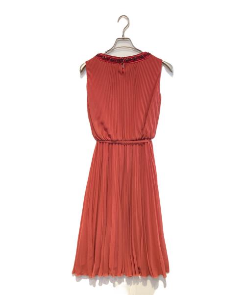ANAYI（アナイ）ANAYI (アナイ) ノースリーブワンピース レッド サイズ:38の古着・服飾アイテム