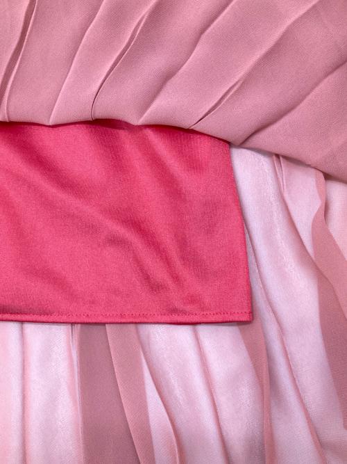 ANAYI（アナイ）ANAYI (アナイ) ノースリーブワンピース レッド サイズ:38の古着・服飾アイテム