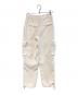 WILFRED (ウィルフレッド) マルチポケットカーゴパンツ ホワイト：5000円