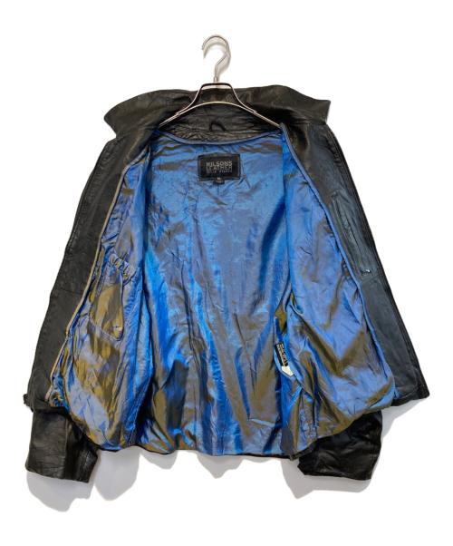 wilsons leather（ウィルソンズレザー）wilsons leather (ウィルソンズレザー) ［古着］レザージャケット ブラック サイズ:XLの古着・服飾アイテム