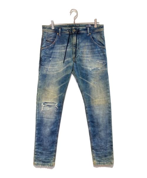 DIESEL（ディーゼル）DIESEL (ディーゼル) KROOLEYジョグジーンズ インディゴ サイズ:32の古着・服飾アイテム