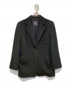 Burberry'sバーバリー）の古着「カシミア混テーラードジャケット」｜ブラック