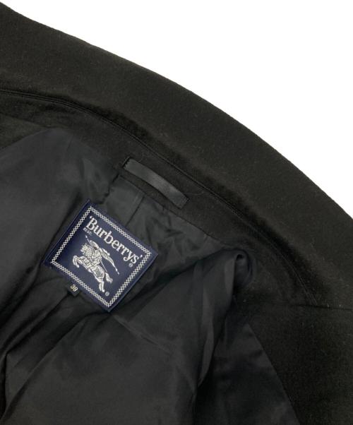 Burberry's（バーバリー）Burberry's (バーバリーズ) カシミア混テーラードジャケット ブラック サイズ:38の古着・服飾アイテム