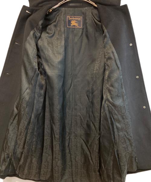 Burberry's（バーバリー）Burberry's (バーバリーズ) アンゴラ混ウールコート ブラック サイズ:9ARの古着・服飾アイテム
