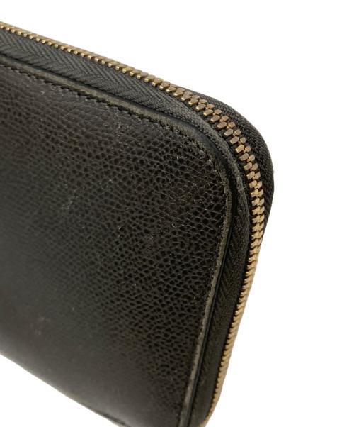 Valextra（ヴァレクストラ）Valextra (ヴァレクストラ) レザーウォレット グレーの古着・服飾アイテム