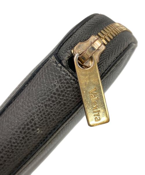 Valextra（ヴァレクストラ）Valextra (ヴァレクストラ) レザーウォレット グレーの古着・服飾アイテム