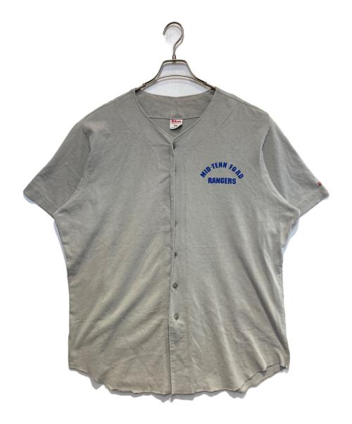 Wilson（ウィルソン）Wilson (ウィルソン) ［古着］ベースボールシャツ グレー サイズ:XXLの古着・服飾アイテム