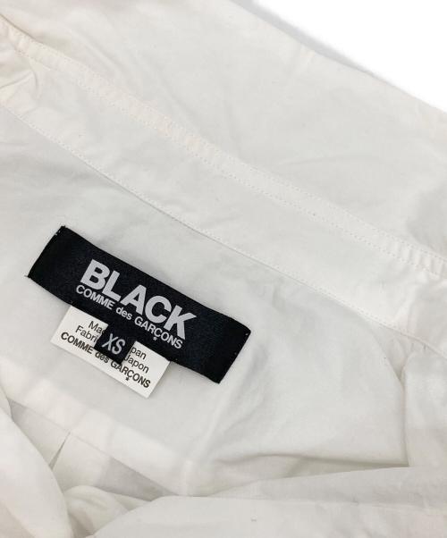 BLACK COMME des GARCONS（ブラックコムデギャルソン）BLACK COMME des GARCONS (ブラックコムデギャルソン) 半袖シャツ ホワイト サイズ:XSの古着・服飾アイテム