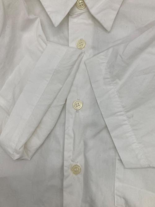 BLACK COMME des GARCONS（ブラックコムデギャルソン）BLACK COMME des GARCONS (ブラックコムデギャルソン) 半袖シャツ ホワイト サイズ:XSの古着・服飾アイテム