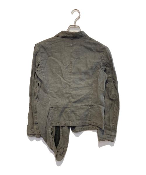 Y's（ワイズ）Y's (ワイズ) リネンジャケット グレー サイズ:2の古着・服飾アイテム