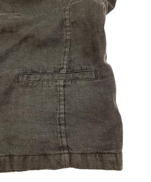 Y's（ワイズ）Y's (ワイズ) リネンジャケット グレー サイズ:2の古着・服飾アイテム