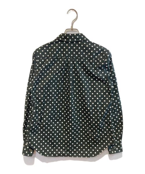 BLACK COMME des GARCONS（ブラックコムデギャルソン）BLACK COMME des GARCONS (ブラックコムデギャルソン) 丸襟ドットシャツ ブラック サイズ:XSの古着・服飾アイテム